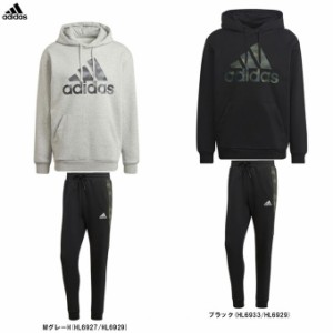 adidas（アディダス）エッセンシャルズ フレンチテリーパーカー パンツ 上下セット（GY127/TT328）裏起毛 スウェット フードあり メンズ