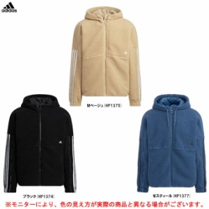 adidas（アディダス）M CITY 3S ボアジャケット（RM015）スポーツ アウトドア トレーニング 防寒 カジュアル ジャンバー フリース メンズ