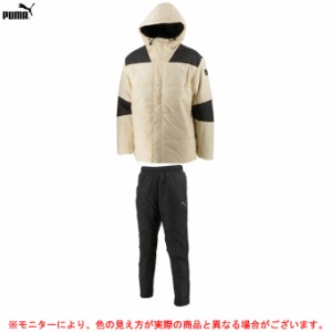 PUMA（プーマ）ウインドブレーカー パデッド ジャケット パンツ 上下セット（846153/846154）スポーツ セットアップ フード付 メンズ