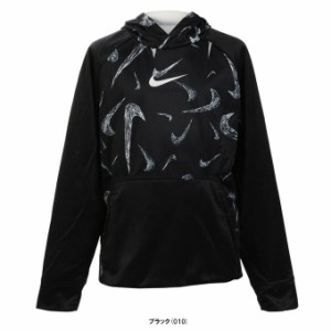 ◆メール便対応商品◆NIKE（ナイキ）YTH サーマ AOP プルオーバー L/S フーディ（CU8982） 長袖 フードあり パーカー ジュニア