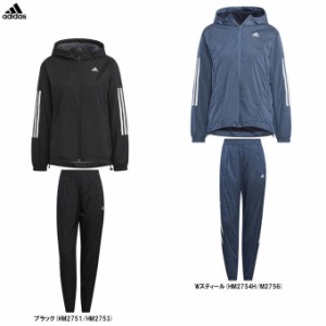 adidas（アディダス）W 24/7 ウィンドブレーカー パンツ 上下セット（F6935/CA401）スポーツ セットアップ フード付き レディース