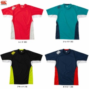 ◆メール便対応商品◆Canterbury（カンタベリー）プラクティスティ セミフィット 半袖Tシャツ（RG31003）ラグビー プラシャツ メンズ