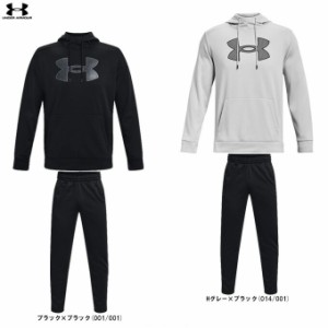 UNDER ARMOUR（アンダーアーマー）UA アーマー フリース ビックロゴ フーディー パンツ 上下セット（1373352/1373360）パーカー メンズ