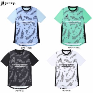 ◆メール便対応商品◆junky（ジャンキー）アーニャ犬＋1 ワークアウトシャツ（CP23A10）サッカー Tシャツ 半袖 吸汗速乾 メンズ