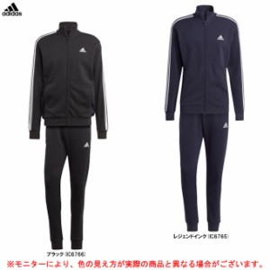 adidas（アディダス）M 3S FT トラックスーツ 上下セット（ECT00）スポーツ トレーニング ランニング ジャージ ジャケット パンツ メンズ