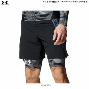 ◆メール便対応商品◆UNDER ARMOUR（アンダーアーマー）UA アイソチル コンプレッション ロングショーツ（1378347） タイツ メンズ