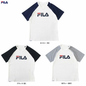 ◆メール便対応商品◆FILA（フィラ）プリント半袖Tシャツ（418660） スポーツ アウトドア UVカットトレーニング ウェア 速乾 レディース