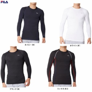 ◆メール便対応商品◆FILA（フィラ）コンプレッション クルーネックシャツ(大きいサイズ)（448124-4） アンダーシャツ メンズ