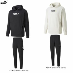 PUMA（プーマ）RAD/CAL ウィンタライズド フーディ パンツ 上下セット（589399/589401）フードあり パーカー スウェット 裏起毛 メンズ