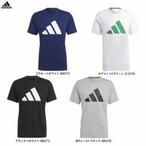 ◆メール便対応商品◆adidas（アディダス）M TR-ES FR LOGO Tシャツ（BXH37） ランニング トップス 半袖 メンズ