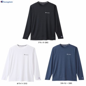 ◆メール便対応商品◆Champion（チャンピオン）ロングスリーブTシャツ（C3WS401） カジュアル トップス ロンT 長袖 速乾吸汗 メンズ