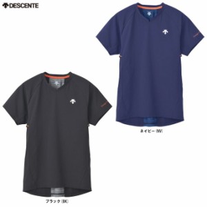 ◆メール便対応商品◆DESCENTE（デサント）半袖 バレーボールシャツ（DVUWJA50）バレーボール Tシャツ 吸汗速乾 ユニセックス