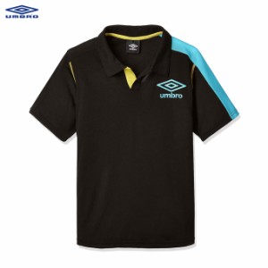 ◆メール便対応商品◆UMBRO（アンブロ）Jr.ビックロゴT 半袖ポロシャツ（UCS7652J）サッカー ポロシャツ 半袖 ジュニア キッズ 