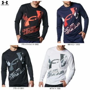 ◆メール便対応商品◆UNDER ARMOUR（アンダーアーマー）UAテック エクストララージ ロゴ ロングスリーブシャツ（1381357） メンズ