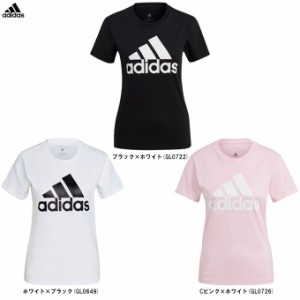 ◆メール便対応商品◆adidas（アディダス）エッセンシャルズ ロゴ 半袖Tシャツ（46361） ランニング ジム レディース