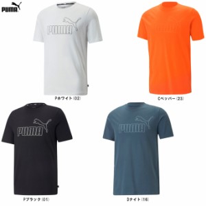 ◆メール便対応商品◆PUMA（プーマ）ESS ELEVATED 半袖 Tシャツ（672480） ランニング ジム ジョギング 男性用 メンズ