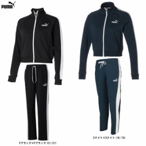 PUMA（プーマ）CORE HERITAGE トラックジャケット パンツ 上下セット（674949/674950）スポーツ トレーニング ショート丈 レディース