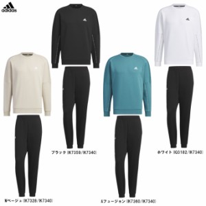 adidas（アディダス）ワーディング ルーズフィット フリース スウェットシャツ パンツ 上下セット（IJM05/IEI01）ユニセックス