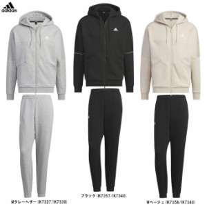 adidas（アディダス）ワーディング ルーズフィット フリース フルジップパーカー パンツ 上下セット（IJM06/IEI01）ユニセックス