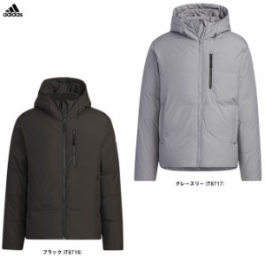 adidas（アディダス）M ESS フードダウンジャケット（KOU11）スポーツ トレーニング アウトドア アウター 防寒 長袖 フードあり メンズ