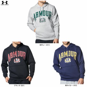 UNDER ARMOUR（アンダーアーマー）UA カレッジエイト フリース フーディー（1381332）スポーツ パーカー フードあり 裏起毛 メンズ