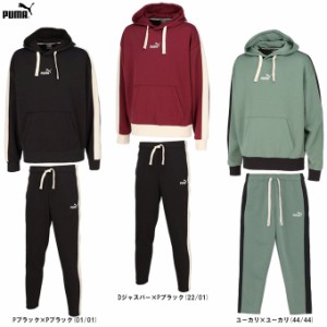 PUMA（プーマ）CORE HERITAGE フーディースウェット パンツ 上下セット（677675/677676）トレーニング フードあり ウェア 長袖 メンズ