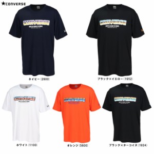 ◆メール便対応商品◆CONVERSE（コンバース）プリントTシャツ（CB241361） バスケットボール 半袖 吸汗速乾 男性用 メンズ