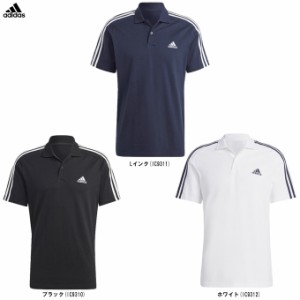 ◆メール便対応商品◆adidas（アディダス）ESS 3S ポロシャツ（ECR20） ランニング カジュアル 半袖 男性用 メンズ