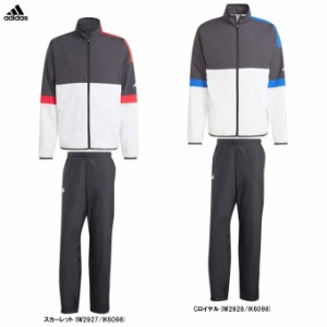 adidas（アディダス）M TENNIS TEAM 裏トリコ ウィンドジャケット パンツ 上下セット（JOJ86/HBB77）テニス ウインドブレーカー メンズ