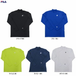 ◆メール便対応商品◆FILA（フィラ）スクエアメッシュハイネック（749506）スポーツ フィットネス ウェア 長袖 吸汗速乾 メンズ