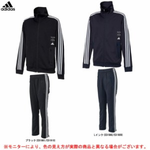 【ネイビー/Lのみ】adidas（アディダス）M ID 3 STRIPES スリムフィットトラックトップ パンツ 上下セット（FYK17/FYK58）ジャケット 男