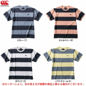 Canterbury（カンタベリー）ストライプ ラガーティー（RA30400）スポーツ トレーニング ラグビー 半袖 Tシャツ ウェア 男性用 メンズ