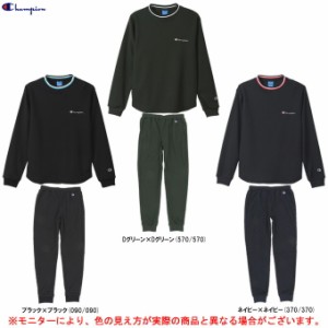 Champion（チャンピオン）ロングスリーブTシャツ パンツ 上下セット（C3SS415/C3SS210）バスケットボール バスケ スポーツ トレーニング 