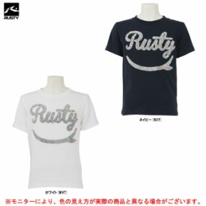 ◆メール便対応商品◆RUSTY（ラスティ）半袖 ジュニア Tシャツ（969504） カジュアル クルーネック 吸汗速乾 ジュニア