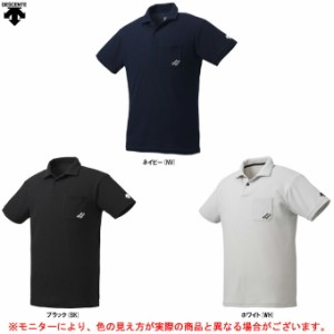 ◆メール便対応商品◆DESCENTE（デサント）クアトロセンサー ポロシャツ（DMMRJA75）Move Sport UVカット 吸汗速乾 半袖 メンズ