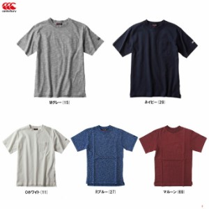 ◆メール便対応商品◆Canterbury（カンタベリー）ショートスリーブ ヘビー Tシャツ（RA37265）ラグビー ラガー 半袖 メンズ