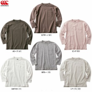 Canterbury（カンタベリー）ロングスリーブ ヘビーTシャツ（RA48135）ラグビー カジュアル 長袖 ロングTシャツ ロンT ユニセックス