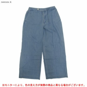 【在庫処分品】DANSKIN（ダンスキン）DENIM WIDE PANTS（SIW41801D）カジュアル デニム ジーンズ ワイドパンツ ストレッチ パンツ レディ