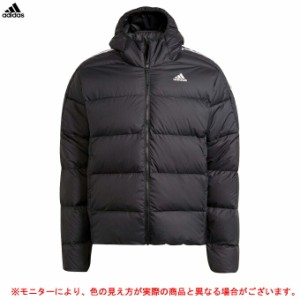 adidas（アディダス）エッセンシャルズ ミッドウェイト ダウン（AV272）スポーツ トレーニング アウトドア キャンプ フード付き メンズ