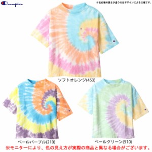 ◆メール便対応商品◆Champion（チャンピオン）ウィメンズ リバースウィーブタイダイTシャツ（CWR307） 半袖 レディース