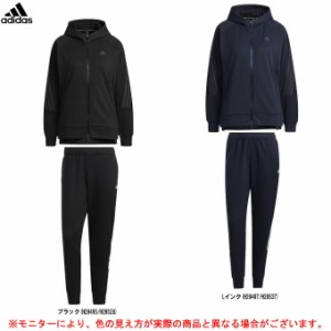 adidas（アディダス）W 24/7 スウェット ジャケット パンツ 上下セット（JIK90/JIK93）スポーツ ウェア セットアップ 吸汗速乾 レディー