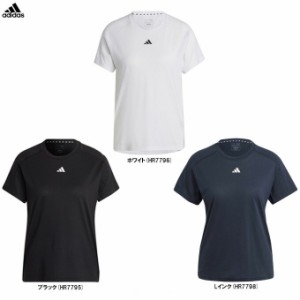 ◆メール便対応商品◆adidas（アディダス）W TR-ES クルー Tシャツ（NEN26） ランニング エクササイズ 半袖 吸汗速乾 レディース