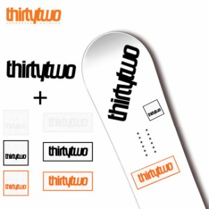 サーティーツー ステッカー2枚セット THIRTYTWO BOARD STICKER + DIE CUT STICKER(THIRYTWO)  32 シール