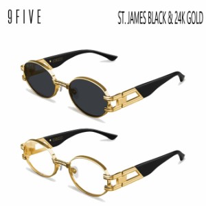 サングラス 9FIVE ST. James Black & 24K Gold ナインファイブ/スケート HIP HOP界やNBAからも支持