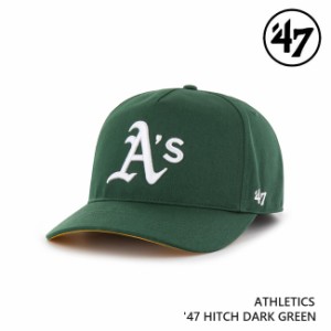 キャップ フォーティセブン '47 HITCH Athletics Basic Dark Green MLB CAP ヒッチ アスレチックス