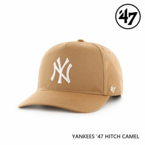 47 キャップ  '47 Brand フォーティセブン HITCH Yankees Basic Camel MLB CAP ニューヨーク・ヤンキース メジャーリーグ
