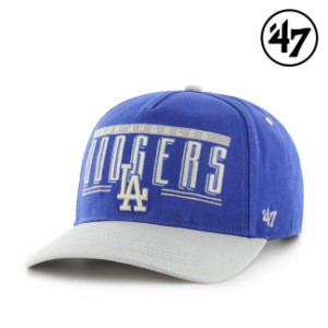 47 キャップ  '47 Brand フォーティセブン HITCH Dodgers Double Header Base Line Royal x Gray ロサンゼルス・ドジャース MLB CAP