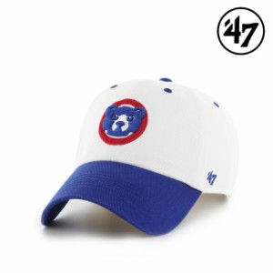 キャップ フォーティセブン '47 Cubs Double Header Diamond White x Royal MLB CAP シカゴ・カブス クリーンナップ メジャーリーグ