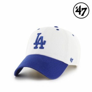 47 キャップ  '47 Brand フォーティセブン CLEAN UP Dodgers Double Header Diamond White x Royal MLB CAP ロサンゼルス・ドジャース 