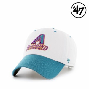 47 キャップ  '47 Brand フォーティセブン CLEAN UP Ｄiamond Backs Double Header Diamond White x Dark Teal CAP ダイヤモンドバックス